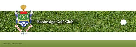 banbridge golf club login