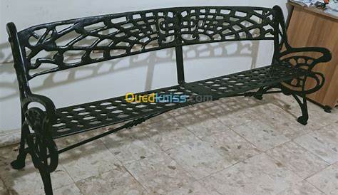 Banc En Fonte Algerie Public ATHENES AREA Contemporain / Bois /