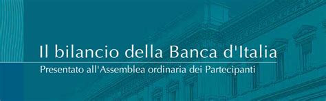 banca di italia bilancio