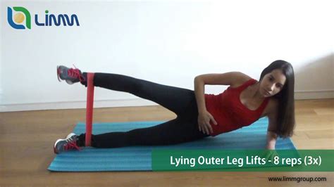 Band Exercises While Lying Down