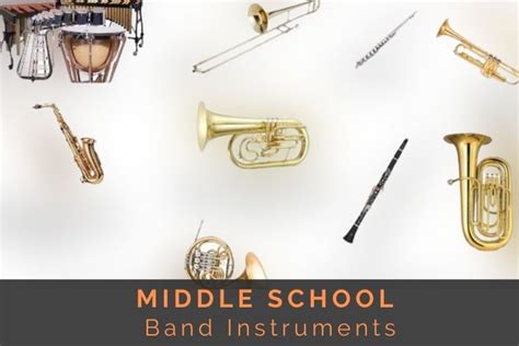 Band Instruments List For Middle School