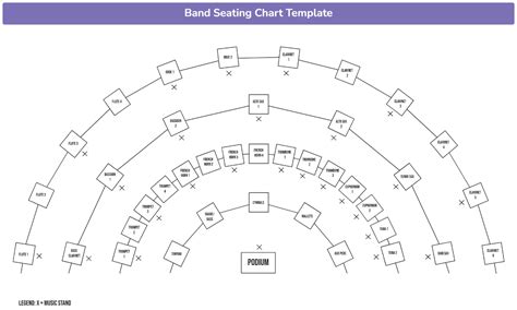 Band Seating Chart With Names