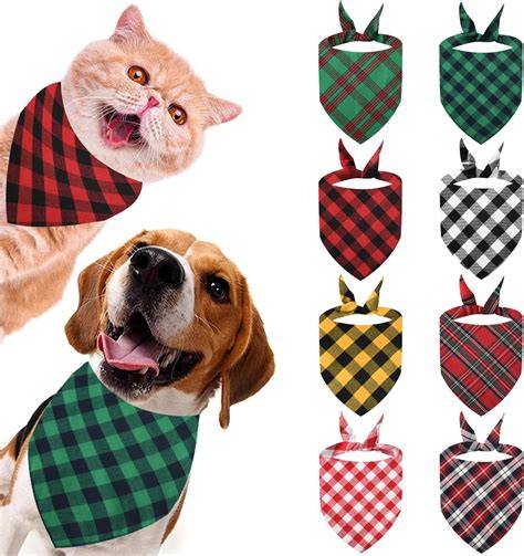 3 unids/lote algodón cachorro perro Bandana Collar mascota gato