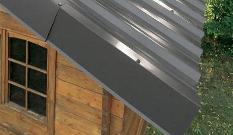 Rive bac acier 3ml pour liaison toit & façade Toles