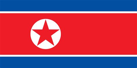 bandeira coreia do norte png