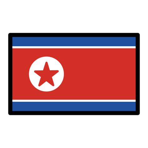 bandeira da coreia do norte emoji