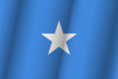 bandera azul con estrella blanca