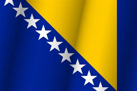 bandera azul y amarilla con estrellas