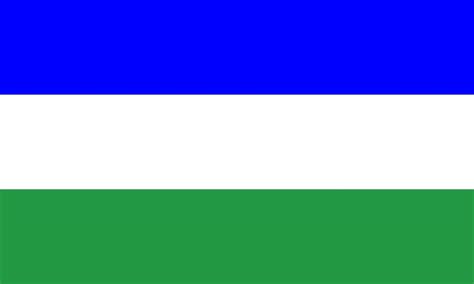 bandera azul y verde