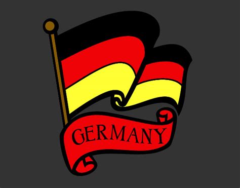 bandera de alemania para dibujar
