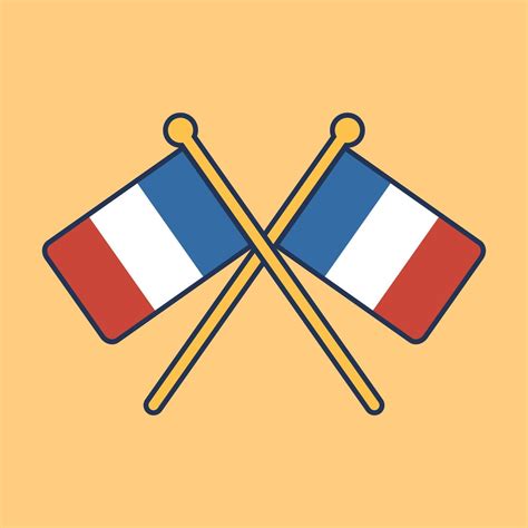 bandera de francia dibujo