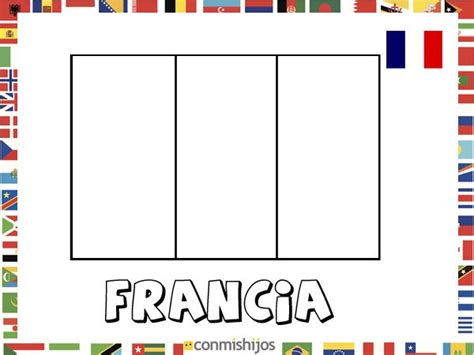bandera de francia para dibujar