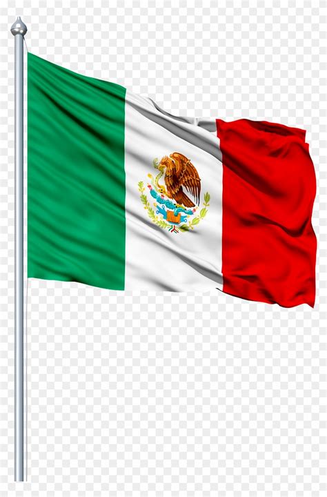 bandera de mexico png vector