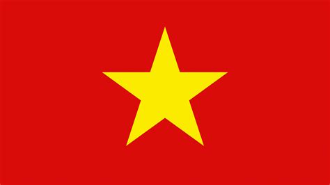 bandera roja con estrella en el centro