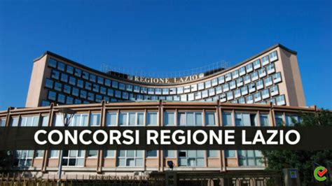 bandi regione lazio 2023