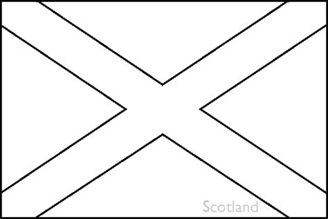 Bandiera Scozia Da Colorare / Nuova collezione Bandiera