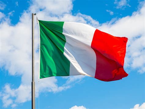 bandiera italiana foto
