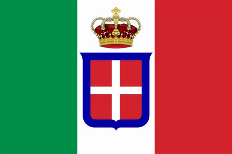 bandiera italiana regno d'italia