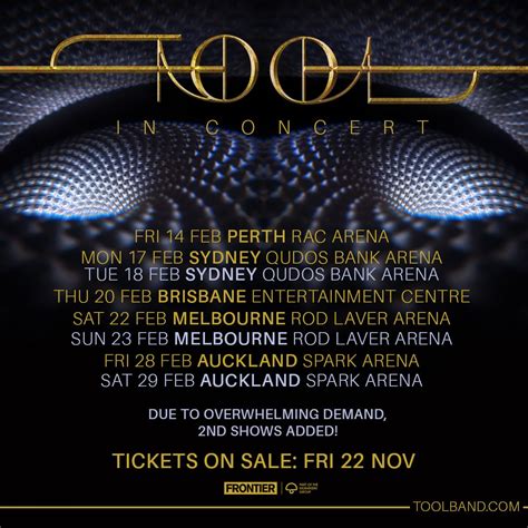 bands touring australia 2023