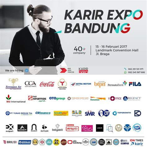 Karir Expo Bandung Landmark Convention Hall, 0910 Oktober 2019