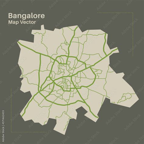 Bangalore Contour Map
