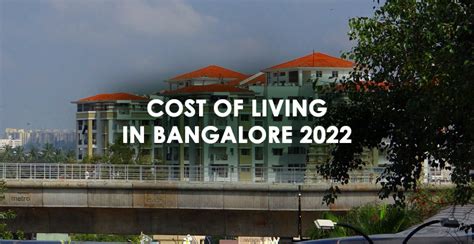 bangalore cost of living for family