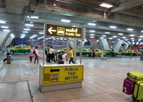 bangkok airport to hotel taxi fare