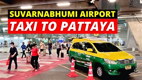 bangkok airport to pattaya taxi fare