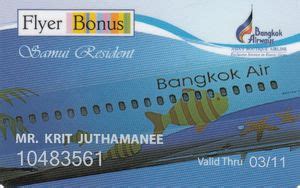 bangkok airways samui resident booking