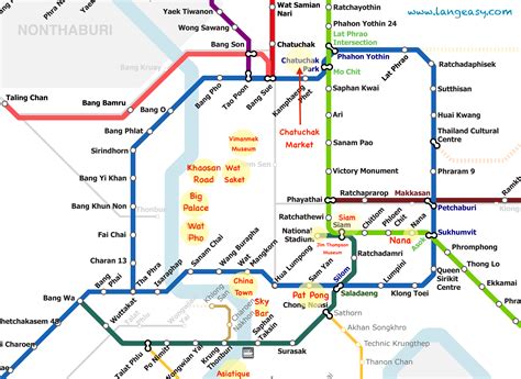 bangkok bts mrt map