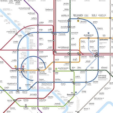 bangkok metro map 2024