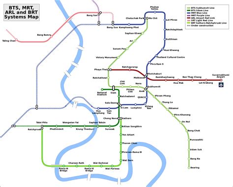 bangkok metro route map