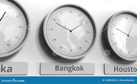 bangkok thailand time clock