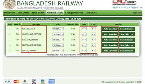 Bangladesh Railway Ticket Online Booking How To Purchase Train Esheba s Train s Train