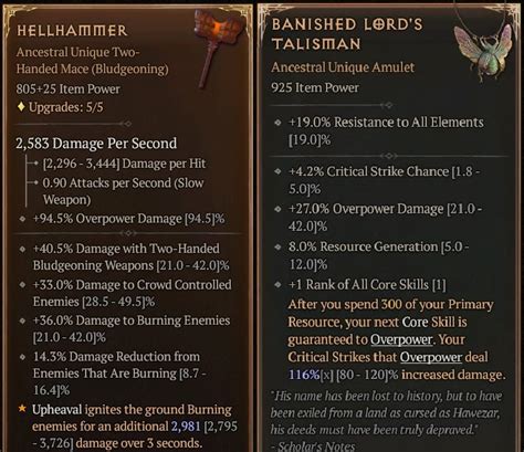 banished lord's talisman build