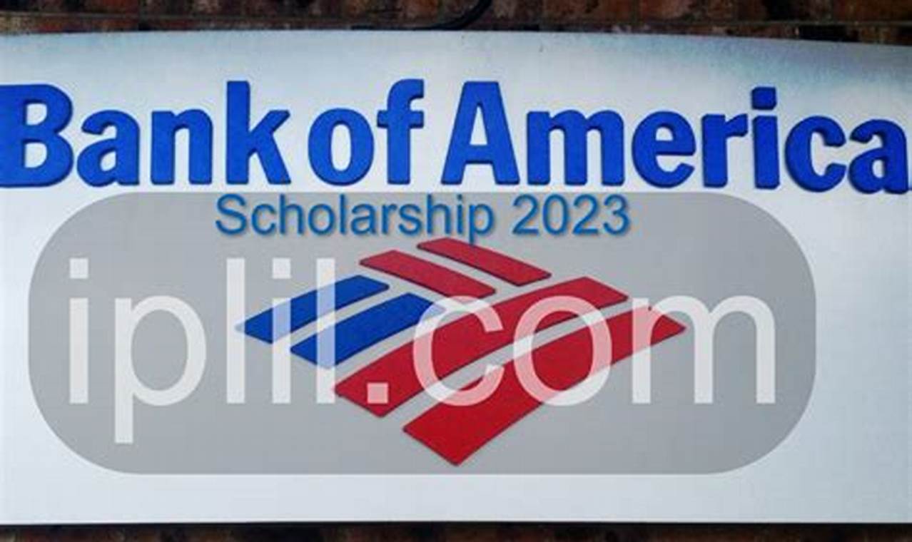 bank of america scholarship 2023