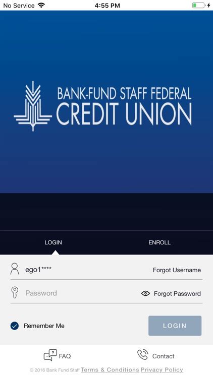 bank fund staff credit union credit cards