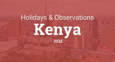 bank holiday in kenya