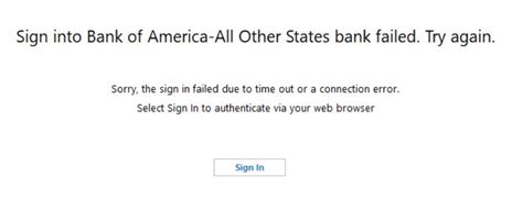Bank Of America Error Codes