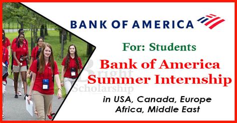 bank of america internship 2022