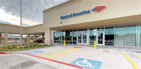 Bank Of America Branch Office Cloud Blue Sky In Irving, Texas, U
