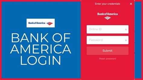 bank of america login online banking sign