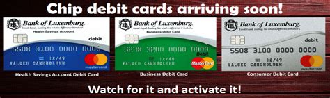 bank of luxemburg debit