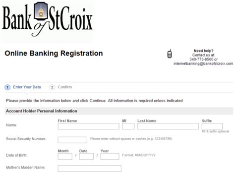 bank of st croix online banking login