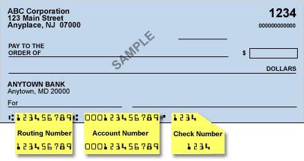 bank routing number for united bank