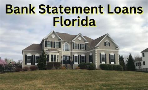 bank statement loan florida