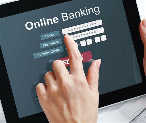 banking online in account