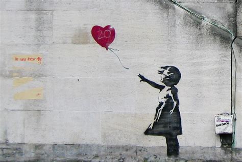 banksy art girl with balloon meaning