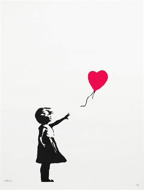 banksy child with balloon