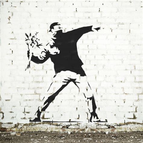 banksy flower thrower guess